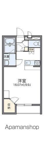 レオパレスブランDUE(1K/2階)の間取り写真