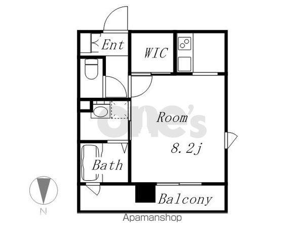 エスペランサ葵(1K/5階)の間取り写真