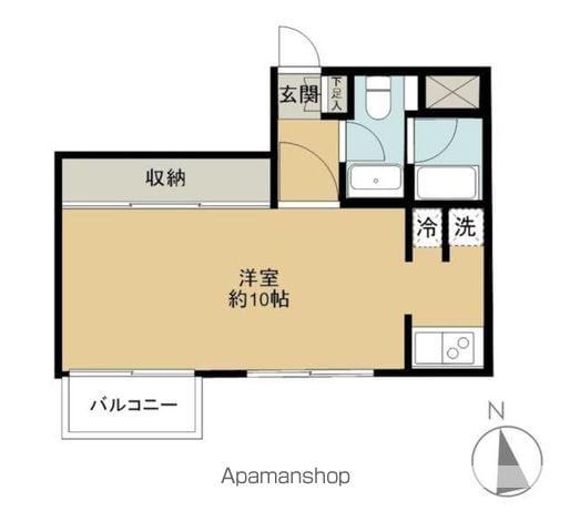 プラザ中落合 1階階 間取り