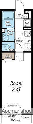 リブリ・サニーサイド(1K/3階)の間取り写真