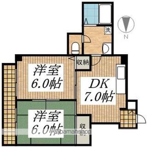 いづみマンション一ツ橋 4階階 間取り