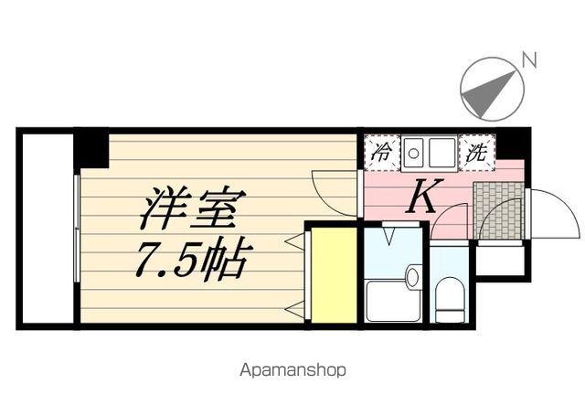 セゾン・ド・ヴィラ平尾(1K/11階)の間取り写真