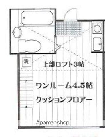 ハイツ江古田A棟(ワンルーム/2階)の間取り写真