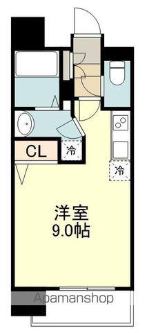 108二十人町(ワンルーム/8階)の間取り写真