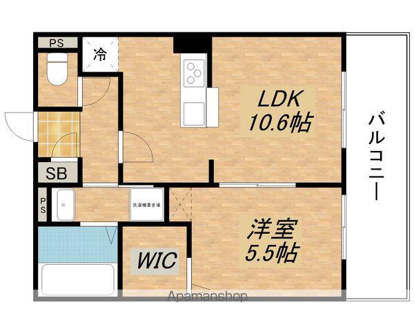 STELLA(1LDK/1階)の間取り写真