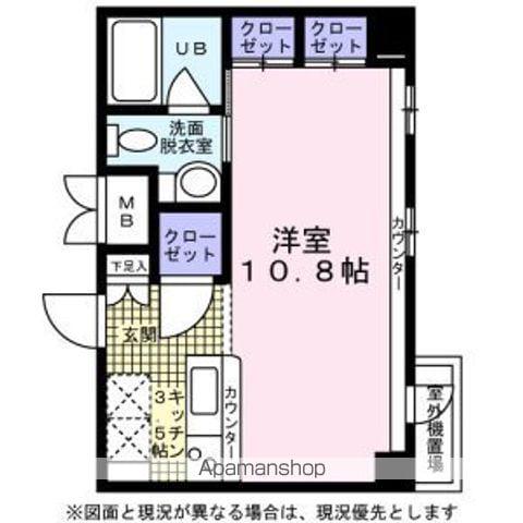 KDXレジデンス東桜Ⅰ(ワンルーム/15階)の間取り写真