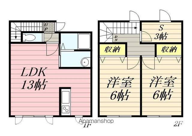 レフィナードⅠ(2SLDK)の間取り写真