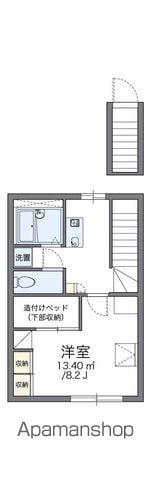 レオパレスプレミール鳥の木(1K/2階)の間取り写真