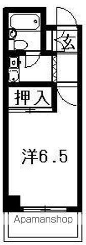 パークシャトー(1K/4階)の間取り写真