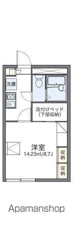 レオパレスアクアマリン(1K/1階)の間取り写真