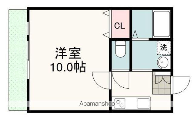 コンフォールBENIYA(1K/1階)の間取り写真