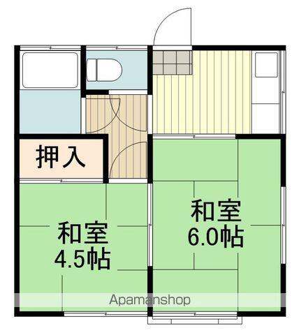 あすなろ荘(2K/2階)の間取り写真