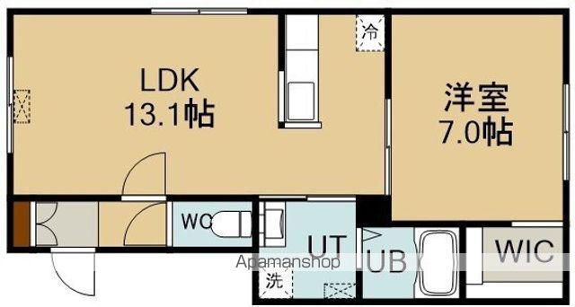 CASAオルフェ(1LDK/2階)の間取り写真