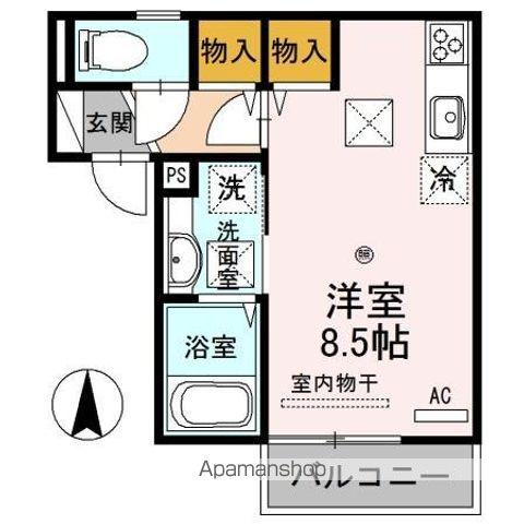 DーROOM塩屋(ワンルーム/1階)の間取り写真