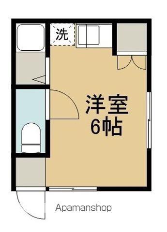 アレッタワン(ワンルーム/1階)の間取り写真