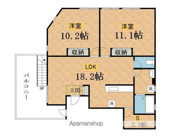元本郷田口ビルⅡ(2LDK/3階)の間取り写真