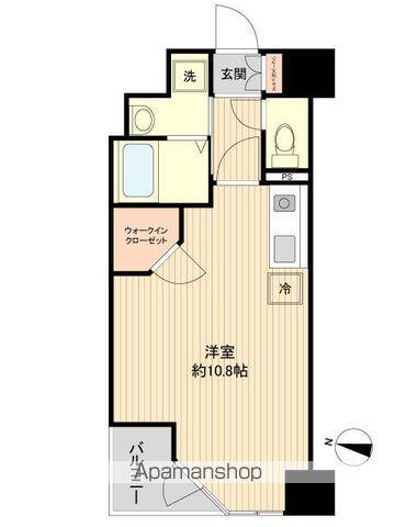 HF晩翠通レジデンス(ワンルーム/6階)の間取り写真