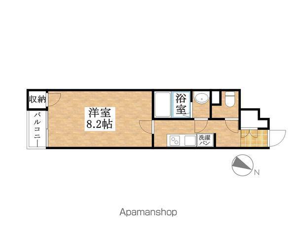 レオネクスト樹(1K/1階)の間取り写真