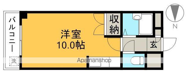 ピュア高須新町(ワンルーム/3階)の間取り写真