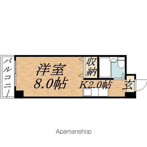 コーポハシモト(1K/9階)の間取り写真