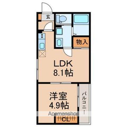 BON APPETIT(1LDK/3階)の間取り写真