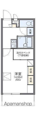 レオパレスUNO(1K/1階)の間取り写真