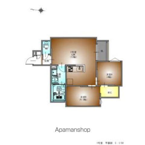REGALESTラヴ守山(2LDK/1階)の間取り写真