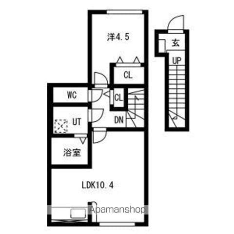 プチ ボヌール (1LDK/2階)の間取り写真