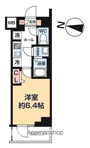 AZEST立石Ⅱ(1K/3階)の間取り写真