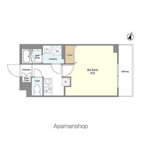 テラスミーレ文京弥生(1K/3階)の間取り写真