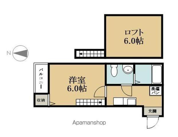コーポ愛花夢(1K/1階)の間取り写真
