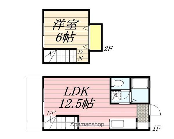 パレット(1LDK/1階)の間取り写真