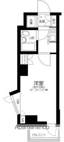 グランドメゾン桜丘(1K/3階)の間取り写真