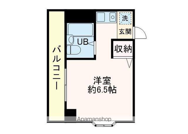 エスパシオⅤ(ワンルーム/3階)の間取り写真