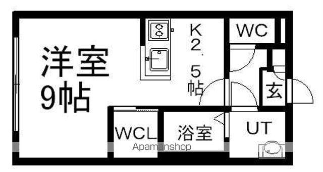 シャーメゾンAU(2LDK/1階)の間取り写真