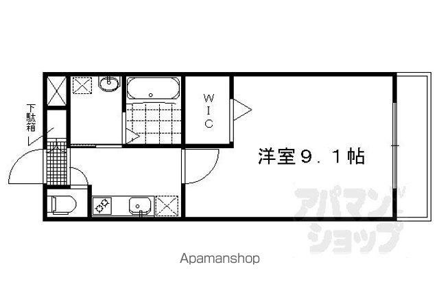 A-MON醍醐(1K/4階)の間取り写真