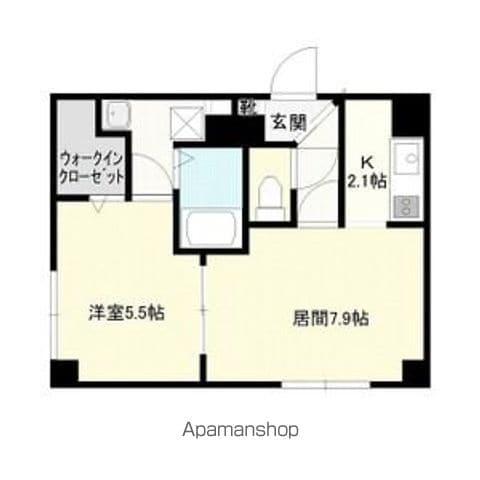 パレスコート本郷(1DK/4階)の間取り写真
