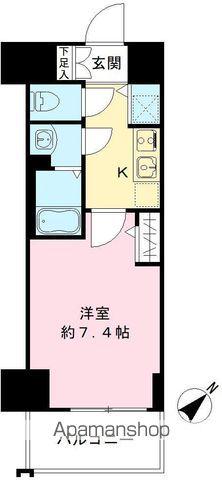 エスリード新栄グランラグジェ(1K/7階)の間取り写真