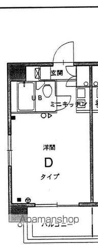 プレスイン篠原橋(ワンルーム/2階)の間取り写真