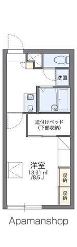 レオパレス北丘珠(1K/2階)の間取り写真