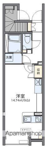レオネクスト雷神Ⅱ(ワンルーム/1階)の間取り写真