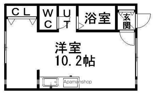GRACE-COURT南円山(ワンルーム/2階)の間取り写真