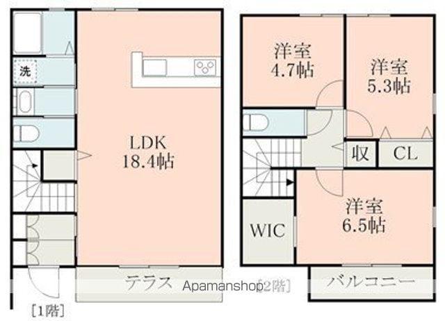 ソウジュ(3LDK/1階)の間取り写真