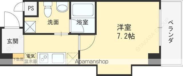 第7美和マンション(1K/5階)の間取り写真