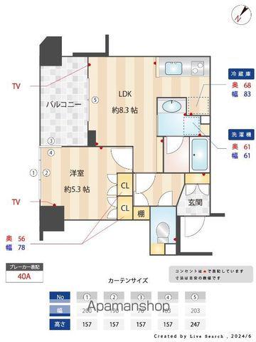 エコロジー柳橋レジデンス 6階階 間取り