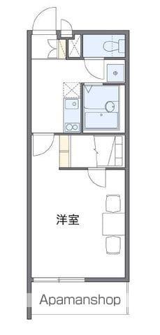 レオパレスウィステリア神田 1階階 間取り