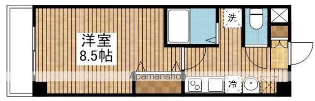 ラテール近江(1K/2階)の間取り写真