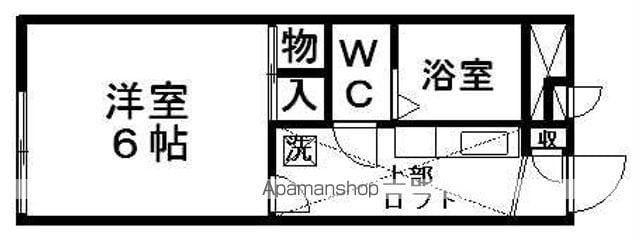 レオパレス青柳第二(1K/2階)の間取り写真