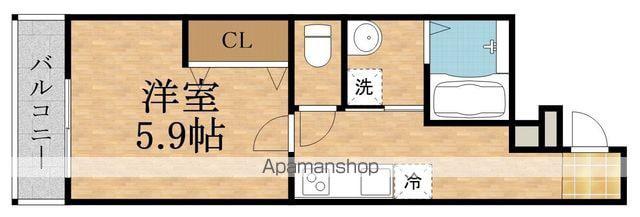 フパレス城北公園通5番館(1K/2階)の間取り写真