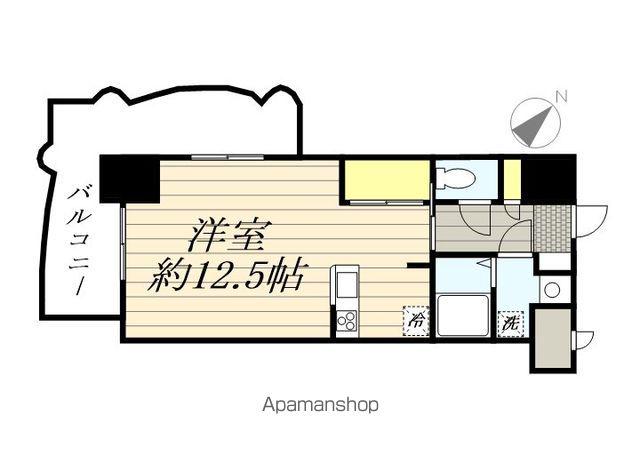 ロイヤル博多駅前(ワンルーム/2階)の間取り写真